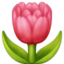 TULIP emoji in Facebook's design style - Unicode 1F337