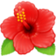 HIBISCUS emoji in Facebook's design style - Unicode 1F33A