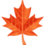 MAPLE LEAF emoji in Facebook's design style - Unicode 1F341