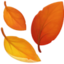 FALLEN LEAF emoji in Facebook's design style - Unicode 1F342