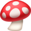 MUSHROOM emoji in Facebook's design style - Unicode 1F344