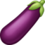 AUBERGINE emoji in Facebook's design style - Unicode 1F346