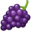 GRAPES emoji in Facebook's design style - Unicode 1F347