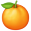 TANGERINE emoji in Facebook's design style - Unicode 1F34A