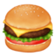 HAMBURGER emoji in Facebook's design style - Unicode 1F354