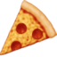 SLICE OF PIZZA emoji in Facebook's design style - Unicode 1F355