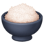 COOKED RICE emoji in Facebook's design style - Unicode 1F35A