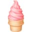 SOFT ICE CREAM emoji in Facebook's design style - Unicode 1F366