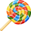 LOLLIPOP emoji in Facebook's design style - Unicode 1F36D