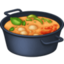 POT OF FOOD emoji in Facebook's design style - Unicode 1F372