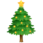 CHRISTMAS TREE emoji in Facebook's design style - Unicode 1F384