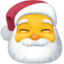 FATHER CHRISTMAS emoji in Facebook's design style - Unicode 1F385