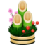 PINE DECORATION emoji in Facebook's design style - Unicode 1F38D