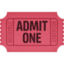 ADMISSION TICKETS emoji in Facebook's design style - Unicode 1F39F-FE0F