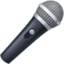 MICROPHONE emoji in Facebook's design style - Unicode 1F3A4