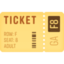 TICKET emoji in Facebook's design style - Unicode 1F3AB