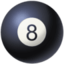 BILLIARDS emoji in Facebook's design style - Unicode 1F3B1