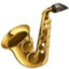 SAXOPHONE emoji in Facebook's design style - Unicode 1F3B7