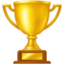 TROPHY emoji in Facebook's design style - Unicode 1F3C6