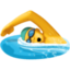 MAN SWIMMING emoji in Facebook's design style - Unicode 1F3CA-200D-2642-FE0F