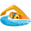 SWIMMER emoji in Facebook's design style - Unicode 1F3CA