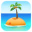 DESERT ISLAND emoji in Facebook's design style - Unicode 1F3DD-FE0F