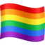 RAINBOW FLAG emoji in Facebook's design style - Unicode 1F3F3-FE0F-200D-1F308