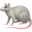 RAT emoji in Facebook's design style - Unicode 1F400