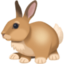 RABBIT emoji in Facebook's design style - Unicode 1F407