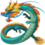 DRAGON emoji in Facebook's design style - Unicode 1F409