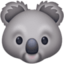 KOALA emoji in Facebook's design style - Unicode 1F428