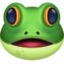 FROG FACE emoji in Facebook's design style - Unicode 1F438