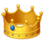 CROWN emoji in Facebook's design style - Unicode 1F451