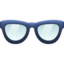 EYEGLASSES emoji in Facebook's design style - Unicode 1F453