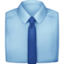 NECKTIE emoji in Facebook's design style - Unicode 1F454