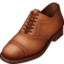 MANS SHOE emoji in Facebook's design style - Unicode 1F45E