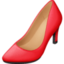 HIGH-HEELED SHOE emoji in Facebook's design style - Unicode 1F460