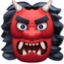 JAPANESE OGRE emoji in Facebook's design style - Unicode 1F479