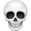 SKULL emoji in Facebook's design style - Unicode 1F480