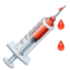 SYRINGE emoji in Facebook's design style - Unicode 1F489