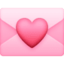 LOVE LETTER emoji in Facebook's design style - Unicode 1F48C