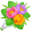 BOUQUET emoji in Facebook's design style - Unicode 1F490