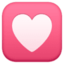 HEART DECORATION emoji in Facebook's design style - Unicode 1F49F