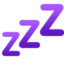 SLEEPING SYMBOL emoji in Facebook's design style - Unicode 1F4A4