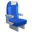 SEAT emoji in Facebook's design style - Unicode 1F4BA