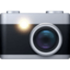 CAMERA WITH FLASH emoji in Facebook's design style - Unicode 1F4F8