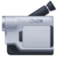 VIDEO CAMERA emoji in Facebook's design style - Unicode 1F4F9