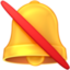 BELL WITH CANCELLATION STROKE emoji in Facebook's design style - Unicode 1F515