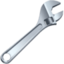 WRENCH emoji in Facebook's design style - Unicode 1F527