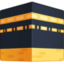 KAABA emoji in Facebook's design style - Unicode 1F54B